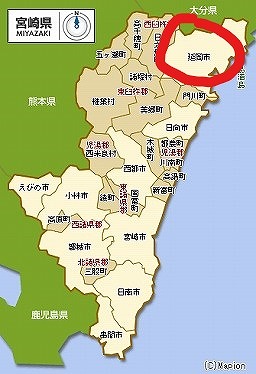 延岡地図