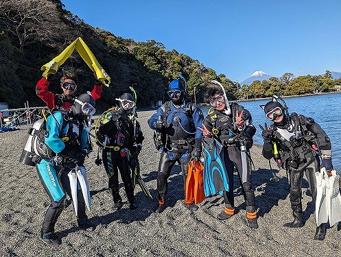 大瀬崎のビーチ