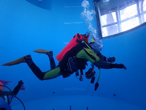 久しぶりのダイビング、不安はプールで解消！